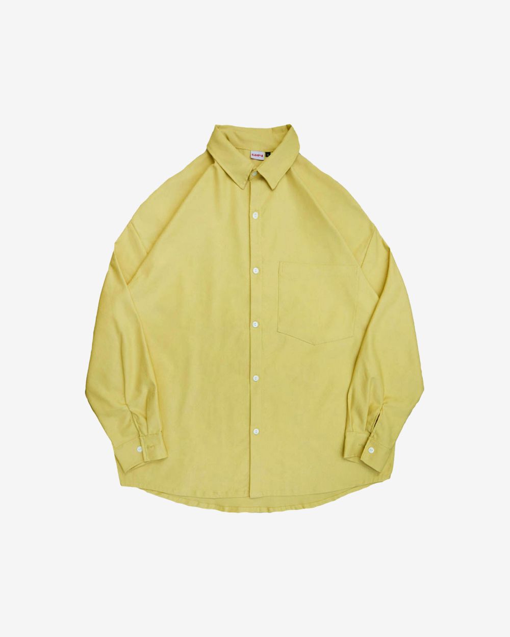Рубашка БИЧ Плотная Хлопковая Желтая