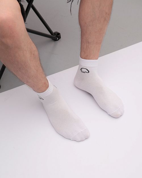 Носки Anteater Low Socks White Logo