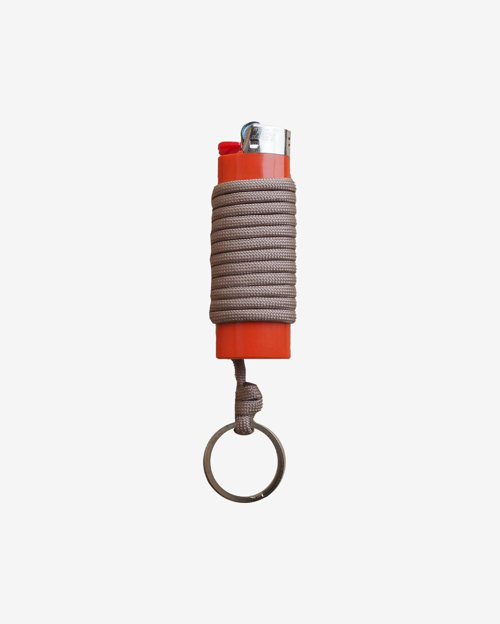 Зажигалка Ack Items оранжевая (коричневый шнурок)