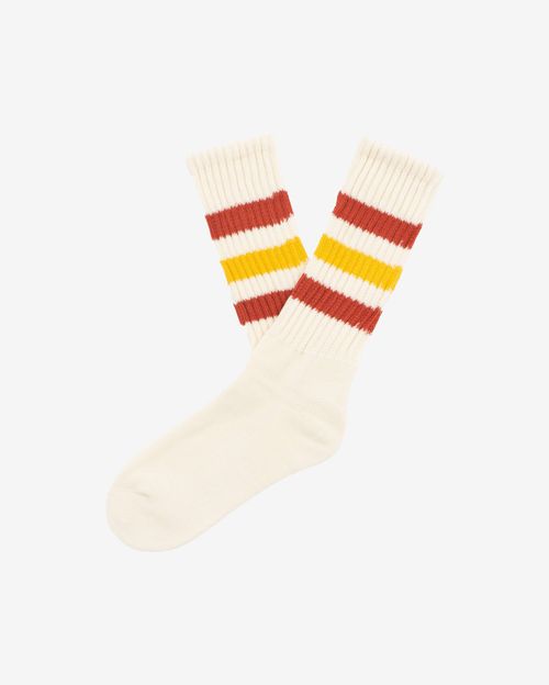 Носки Меч SK Retro Stripes Ivory/Red/Yellow