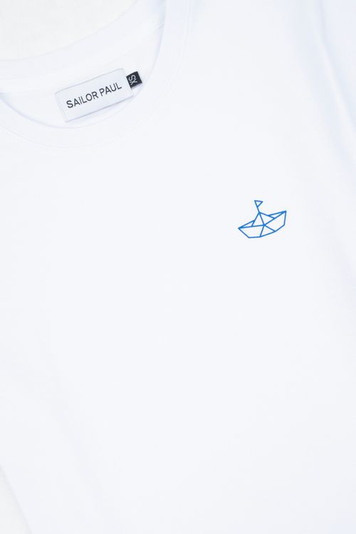 Футболка Sailor Paul Boat Logo Tee White/blue