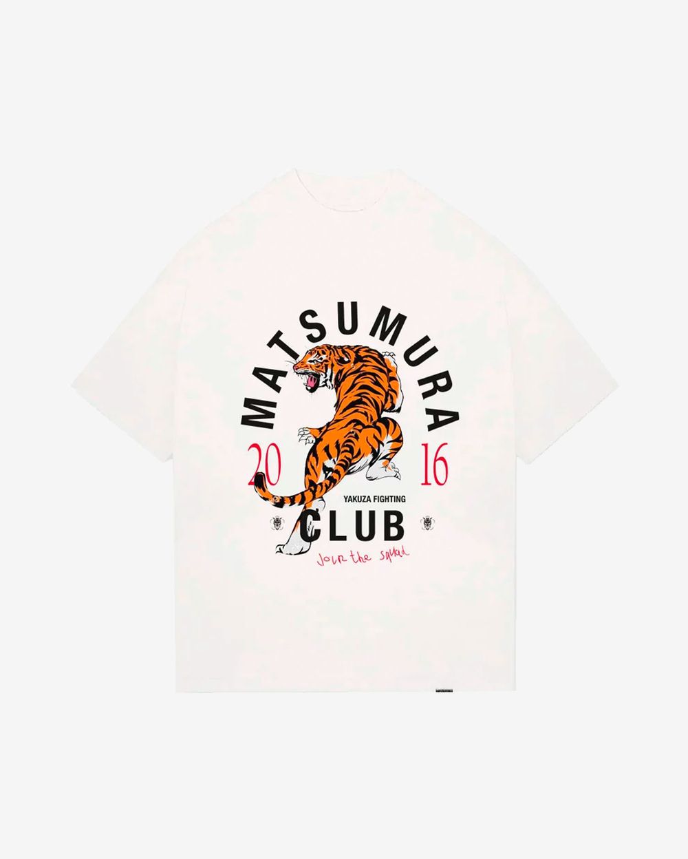 Футболка by Matsumura Tiger Club Белая