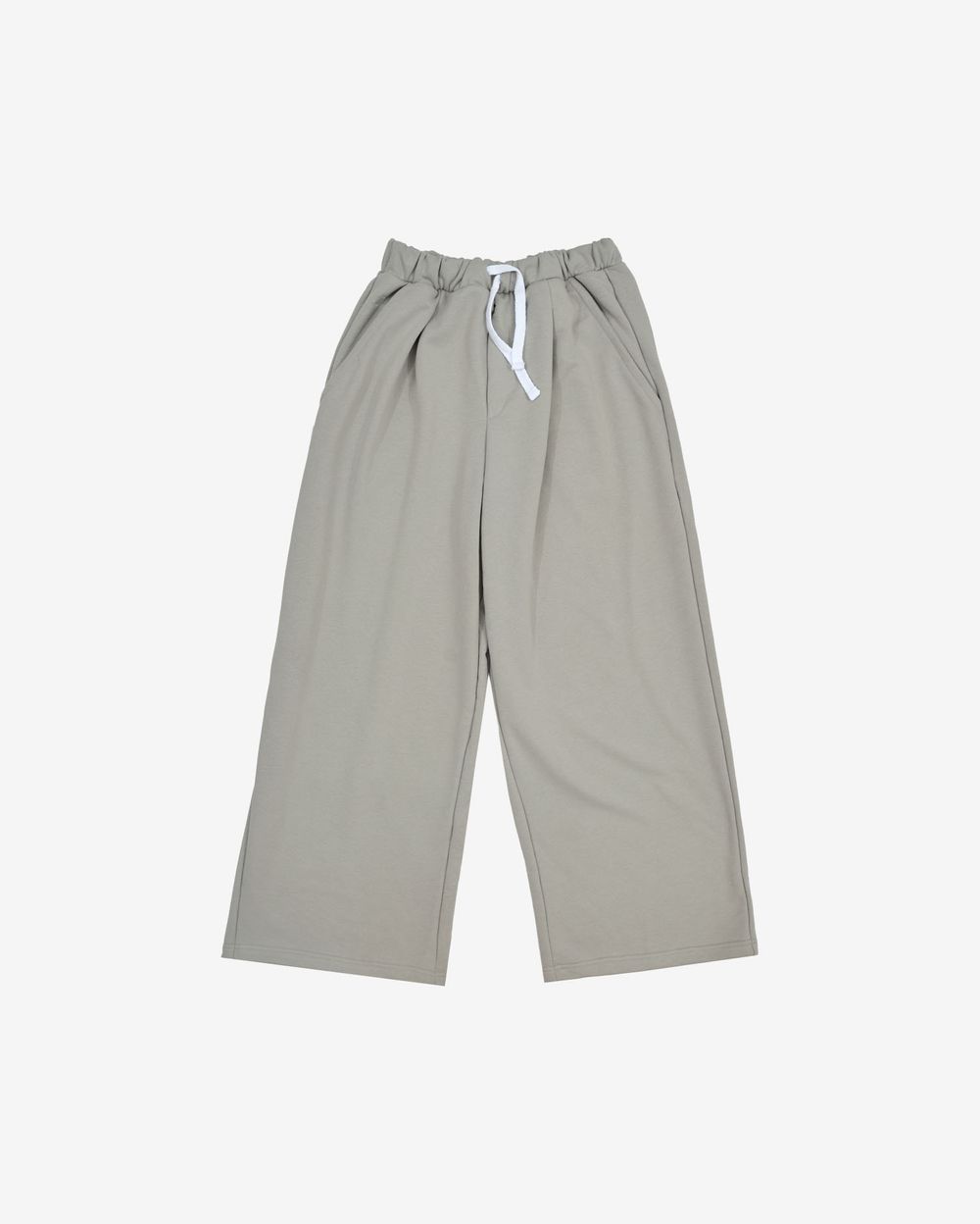 Брюки One Two Baggy Trousers Logo Drizzle серые