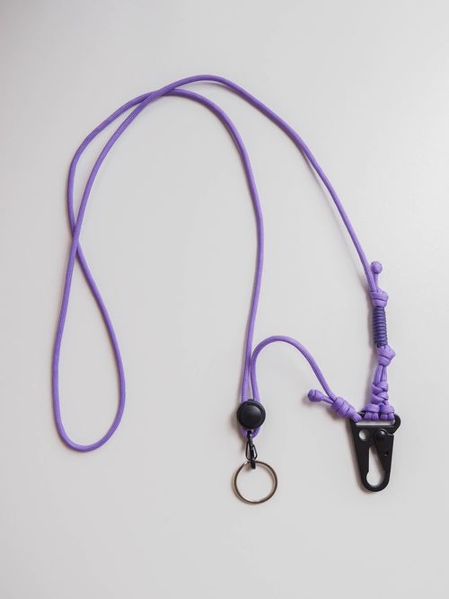 Фастекс Ack Items Черный через плечо (фиолетовый шнурок)