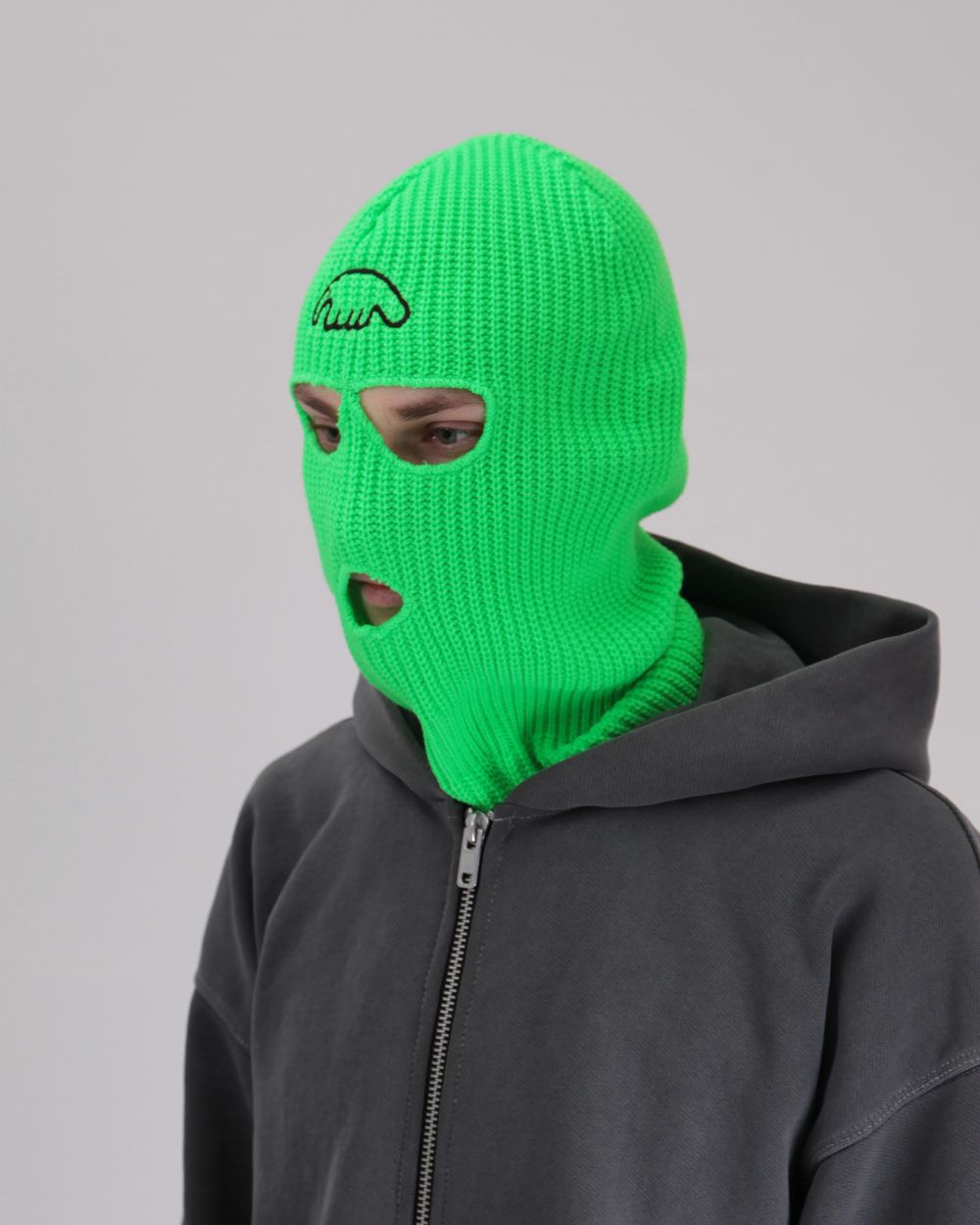 Балаклава Anteater Mask Logo Зеленая