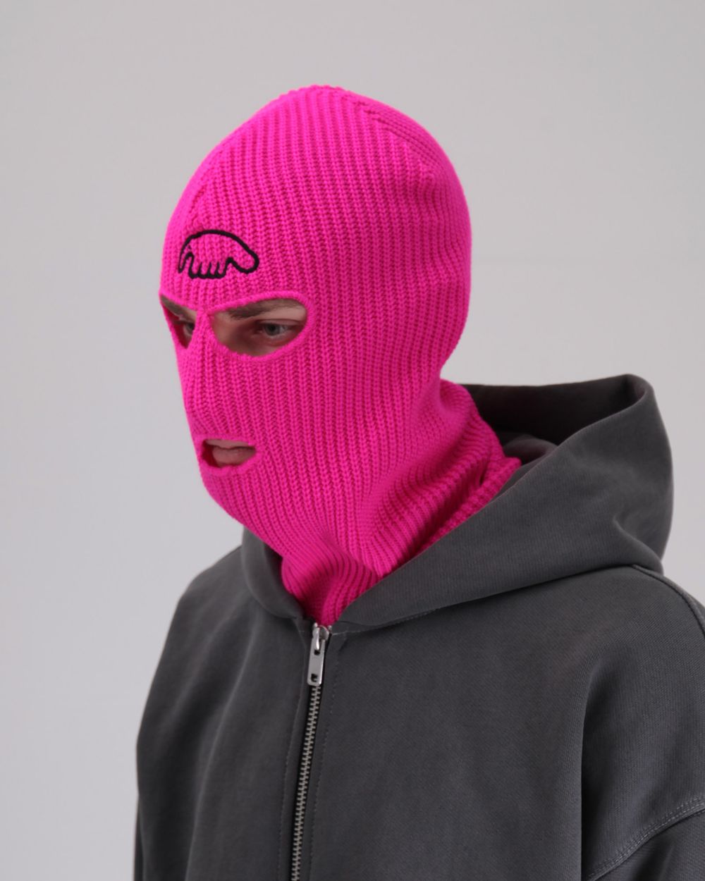 Балаклава Anteater Mask Logo Розовая