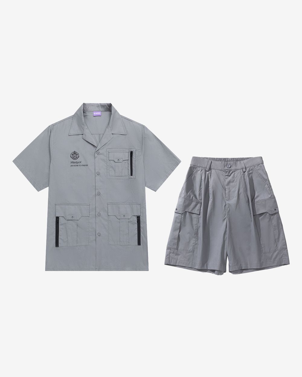 Комплект Рубашка + Шорты YMKASHIX Safari HTF Серый