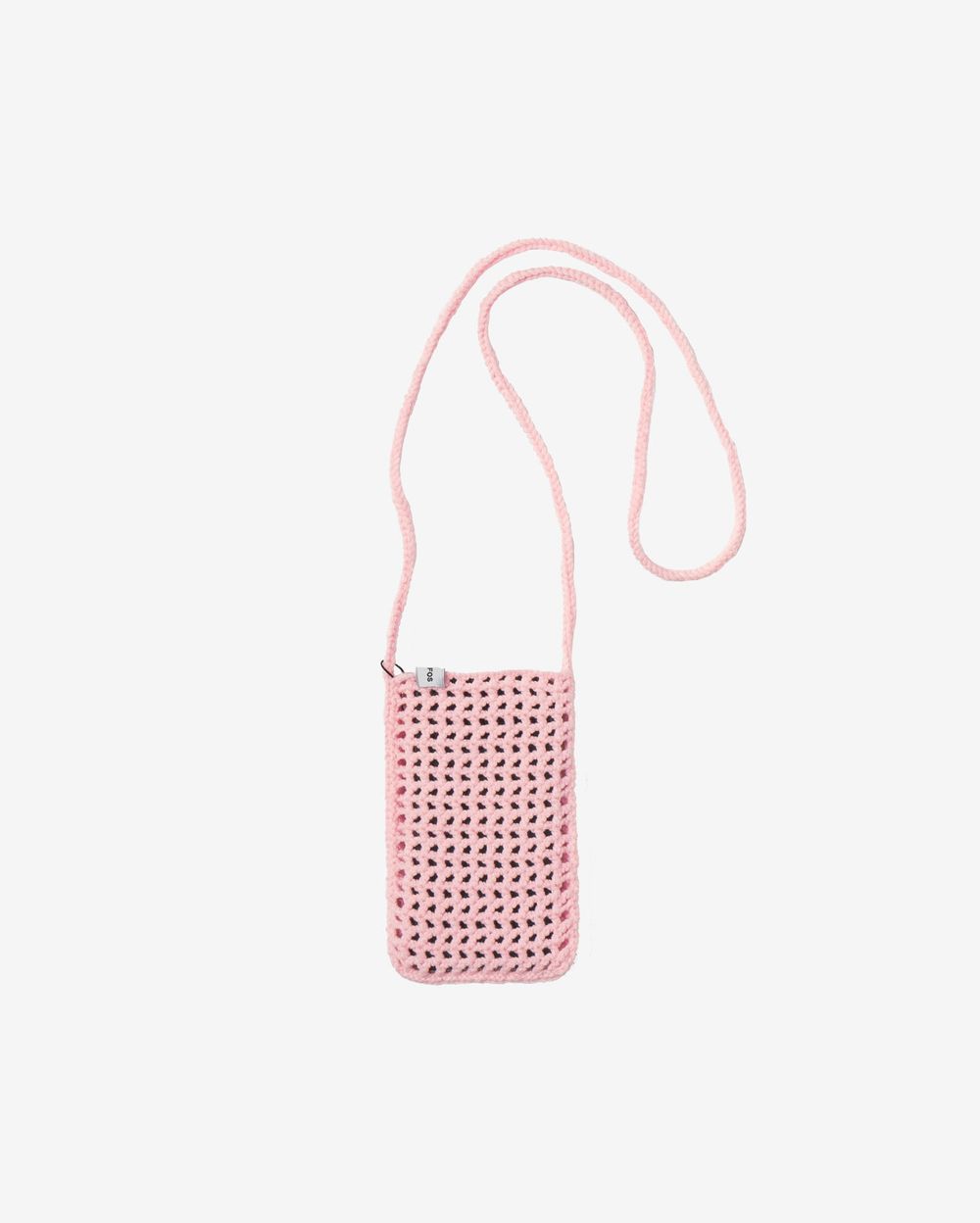 Вязаная сумочка FOS Розовая