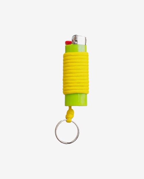 Зажигалка Ack Items зеленая (желтый шнурок)