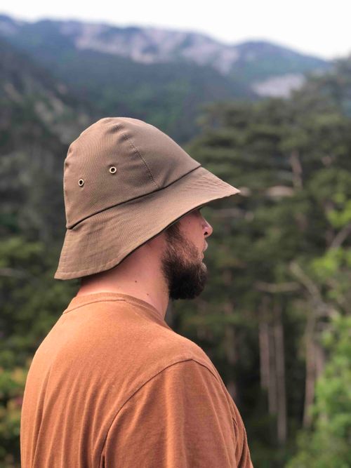 Панама Klumba Safari Hat Ручной работы Темно-зеленая