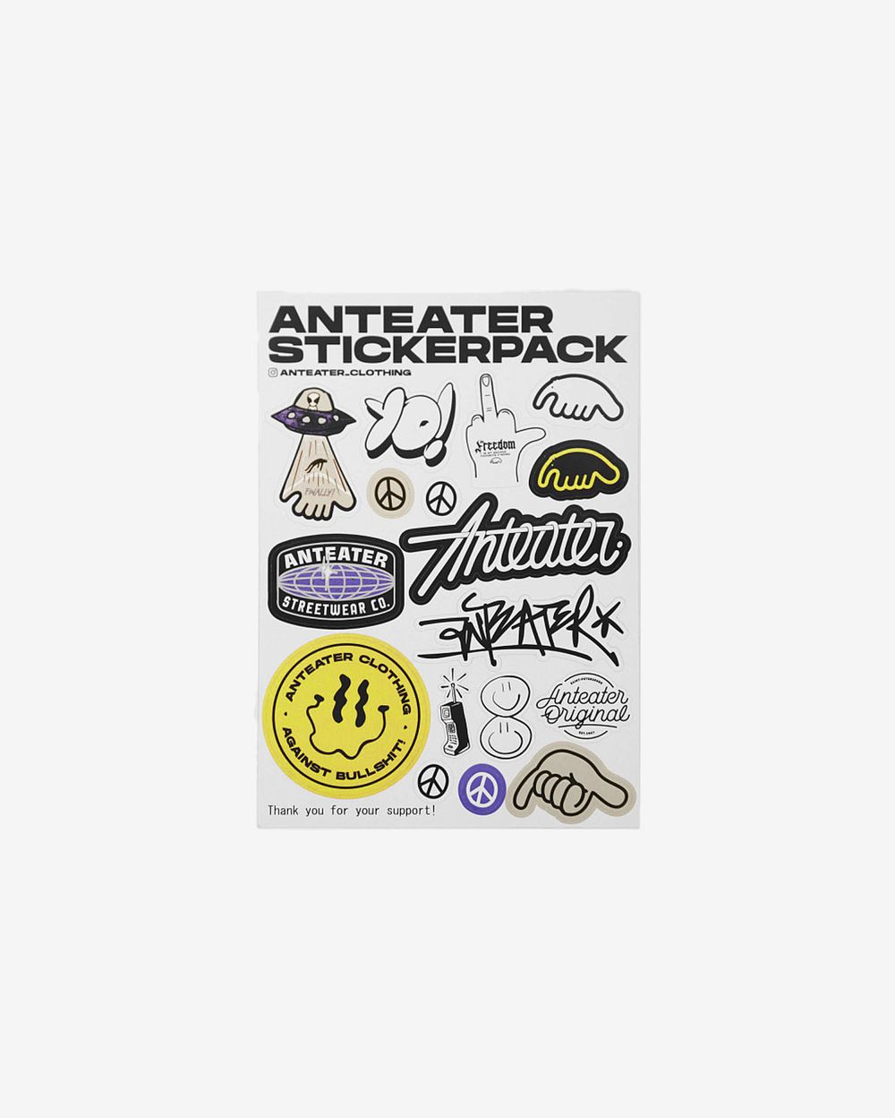 Стикерпак Anteater Sticker Pack 2