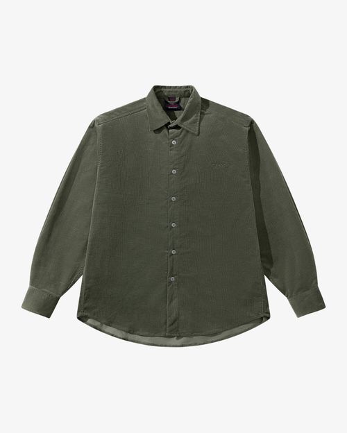 Рубашка Ymkashix Velvet HTF темно-зеленая