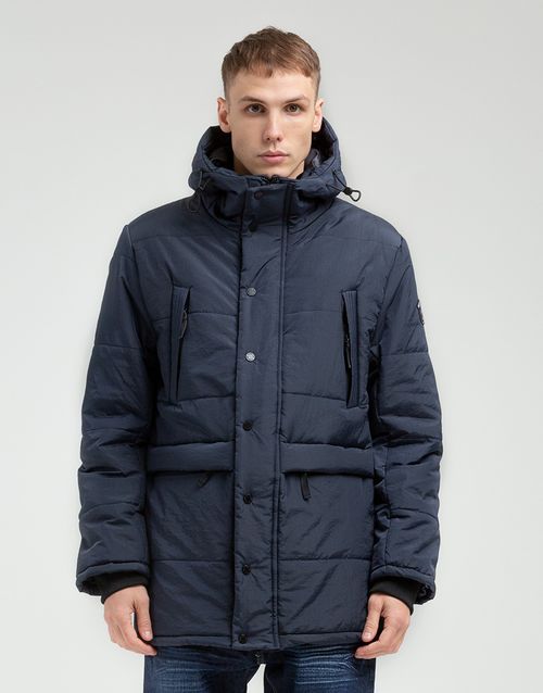Куртка We Don’t Care Long Puffer Jacket Navy