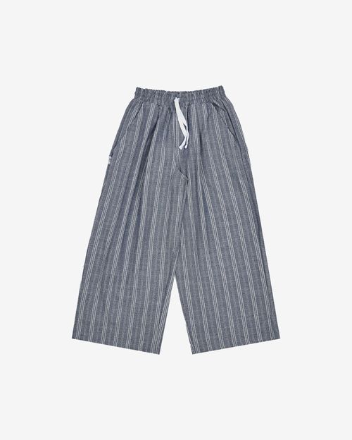 Брюки One Two Striped Baggy Pants Blue