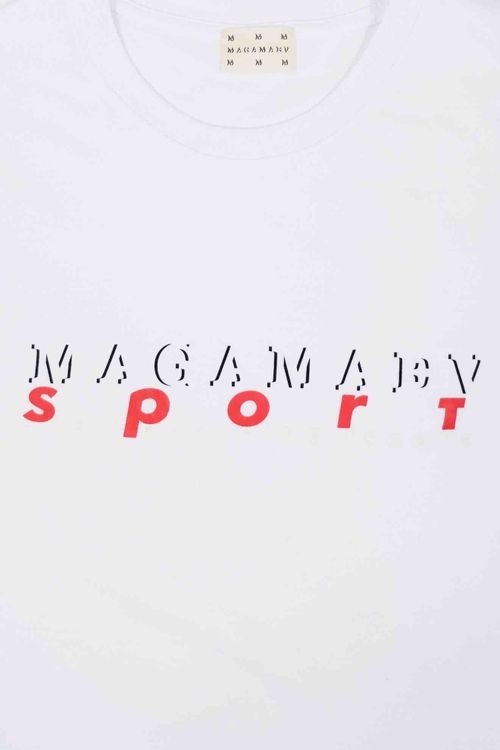Футболка Magamaev Not a sport Белая