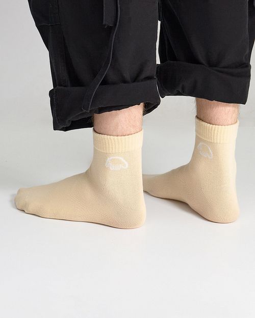 Носки Anteater Low Socks Logo Бежевые