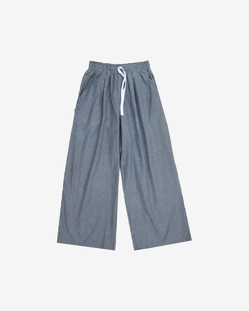 Брюки One Two Striped Baggy Pants Dirty-Blue