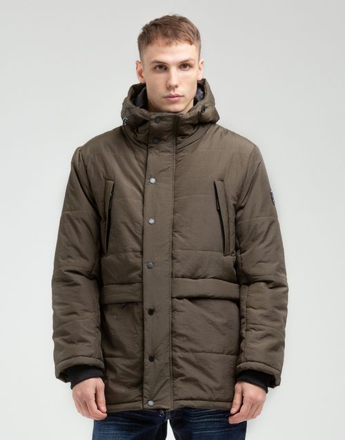 Куртка We Don’t Care Long Puffer Jacket Olive