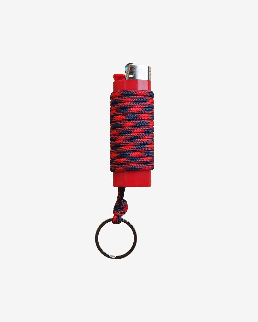 Зажигалка Ack Items красная (сине-красный шнурок)