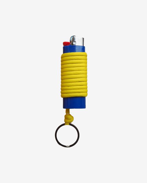Зажигалка Ack Items синяя (жёлтый шнурок)