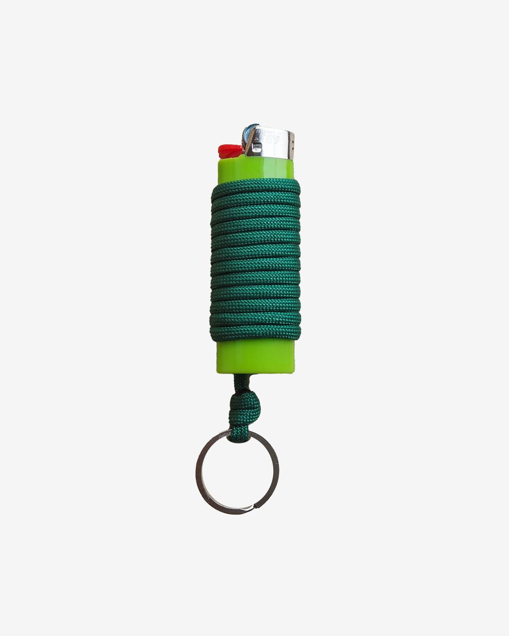 Зажигалка Ack Items зелёная (зелёный шнурок)
