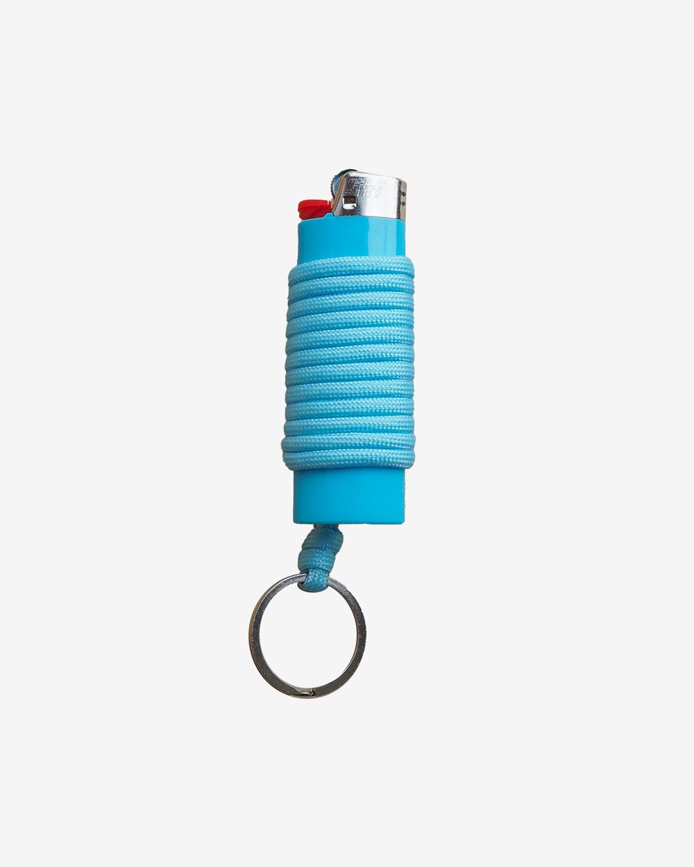 Зажигалка Ack Items голубая (светло-голубой шнурок)