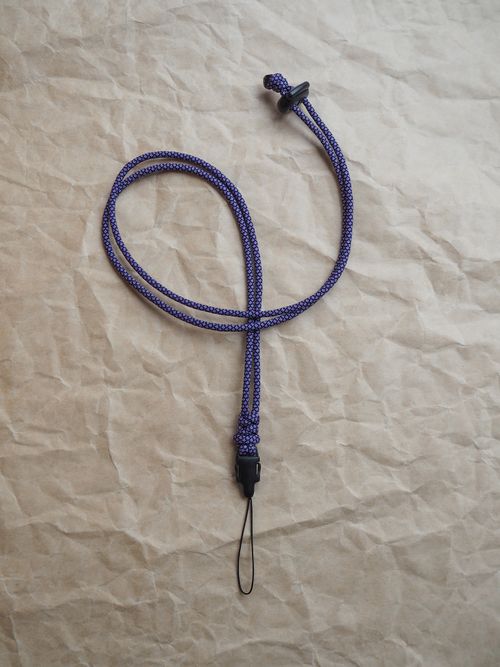 Шнурок Ack Items 35mm Шея Черно-Фиолетовый