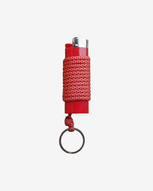 Зажигалка Ack Items красная (красно-белый шнурок)