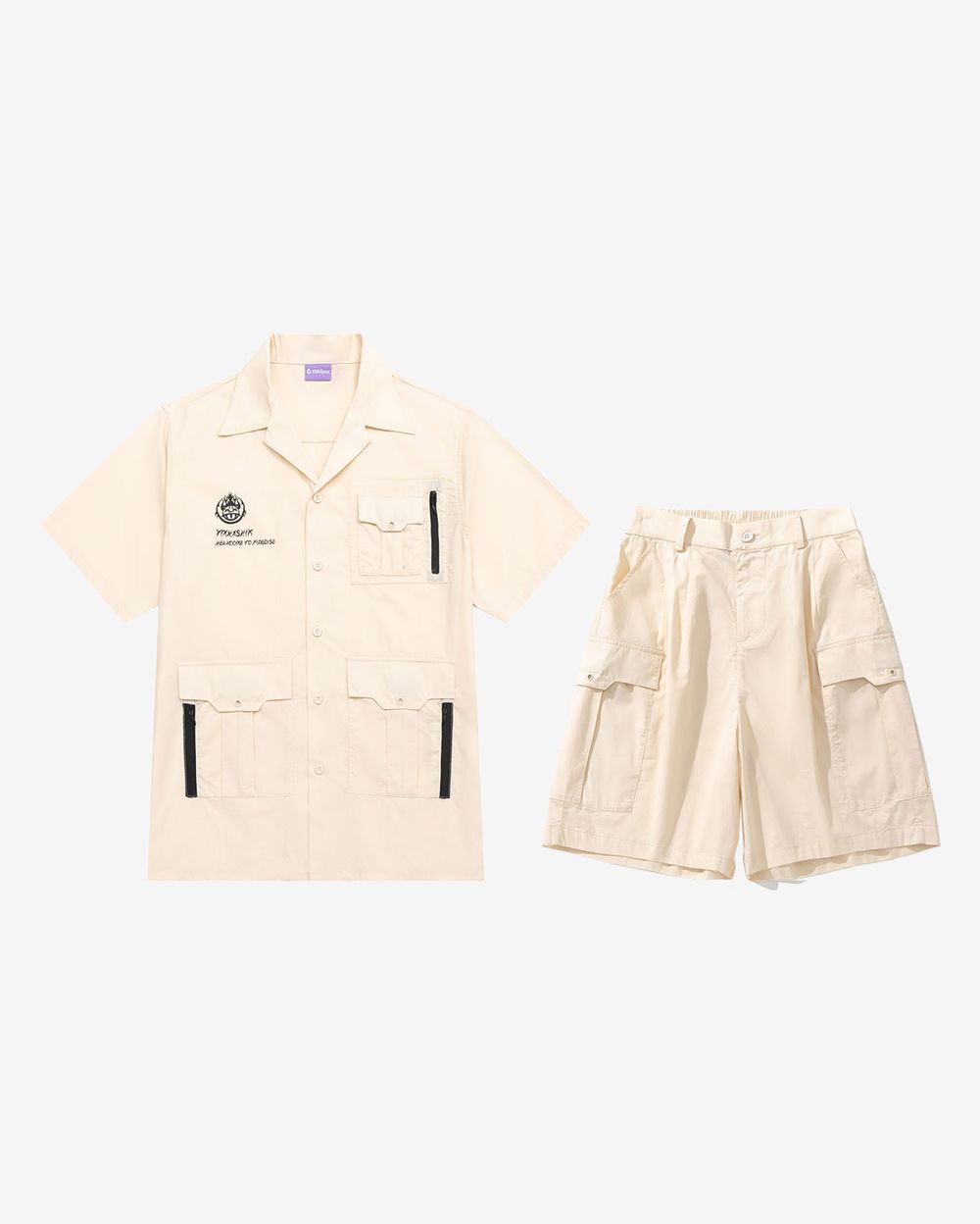Комплект Рубашка + Шорты YMKASHIX Safari HTF Бежевый